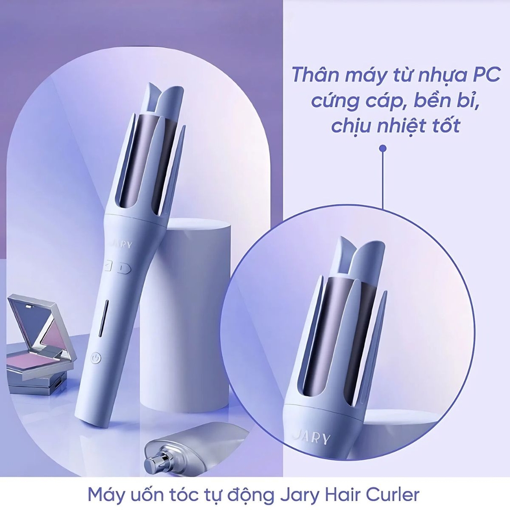 Máy Uốn Tóc JARY Hair Curler  Tự Động Xoay 360 Độ 4 Chế Độ Nhiệt