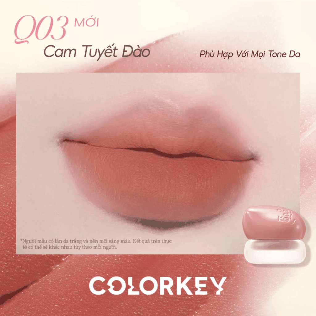 Son Bùn Dạng Hũ Colorkey Mịn Mướt Dễ Tán Bouncy Creamy Multi-Purpose Mud 4.5g
