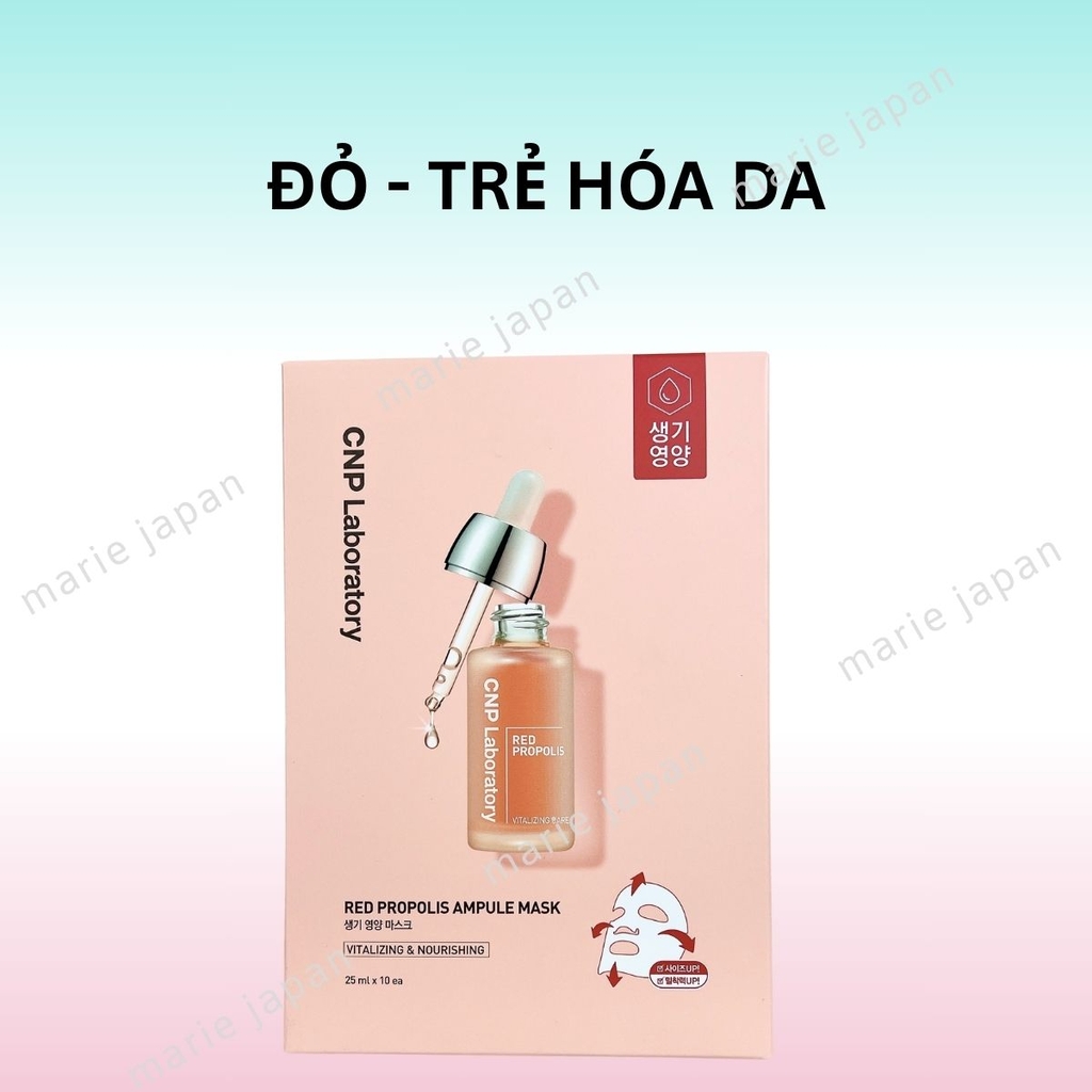 Mặt Nạ CNP Laboratory Ampule Mask Dưỡng Ẩm Phục Hồi Da Sáng Mịn Hàn Quốc FULL Hộp 10 Miếng