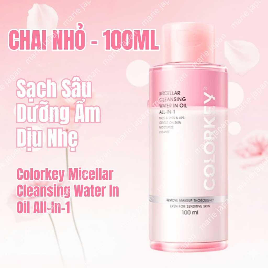 Nước Tẩy Trang 2 Lớp Colorkey Sạch Sâu Dưỡng Ẩm Dịu Nhẹ  Micellar Cleansing Water