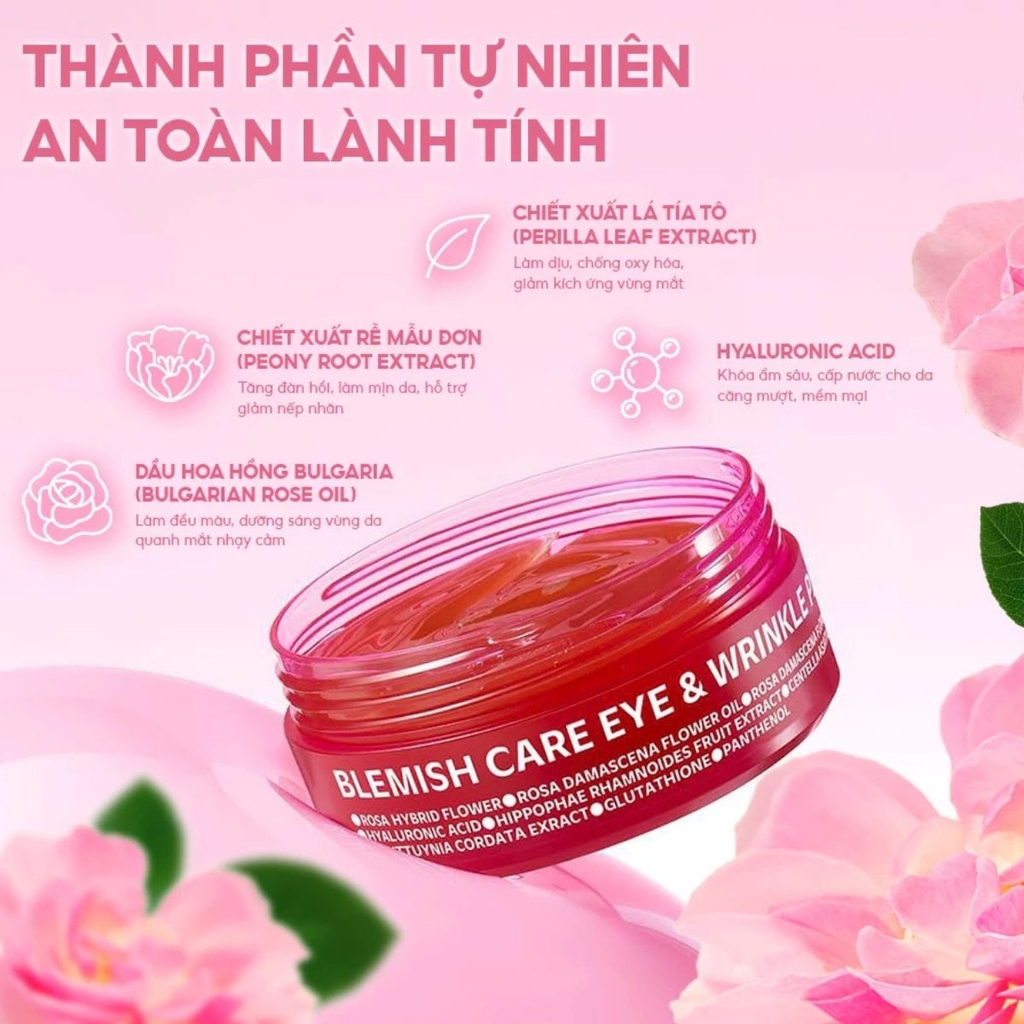 Mặt Nạ Mắt ISOI Blemish Dưỡng Ẩm Sáng Da Giảm Nhăn Ngăn Ngừa Lão Hóa  Care Eye & Wrinkle Patch Hàn Quốc Hộp 90 Miếng