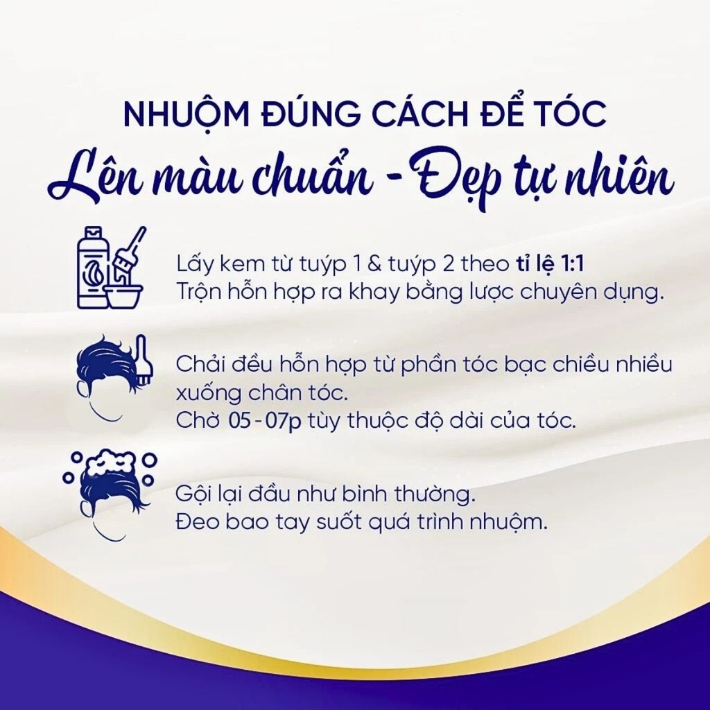 Kem Nhuộm Tóc Cho NAM Salon De Pro Phủ Bạc Tự Nhiên Không Mùi Cao Cấp Nhật Bản