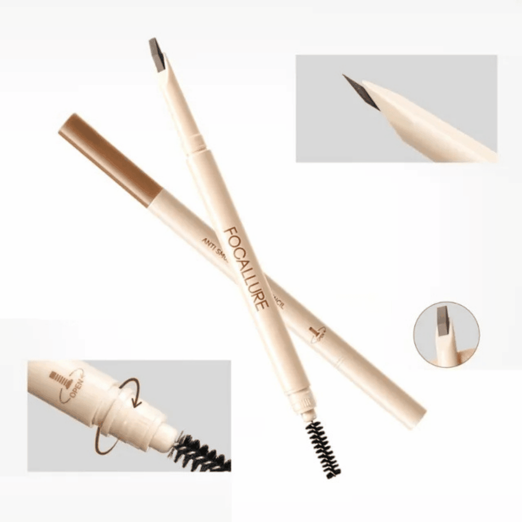 Chì Kẻ Mày 2 Đầu Focallure Cực Tiện Lợi Siêu Dễ Kẻ  Không Vón Lâu Trôi Anti Smudge Eyebrow Pencil E59