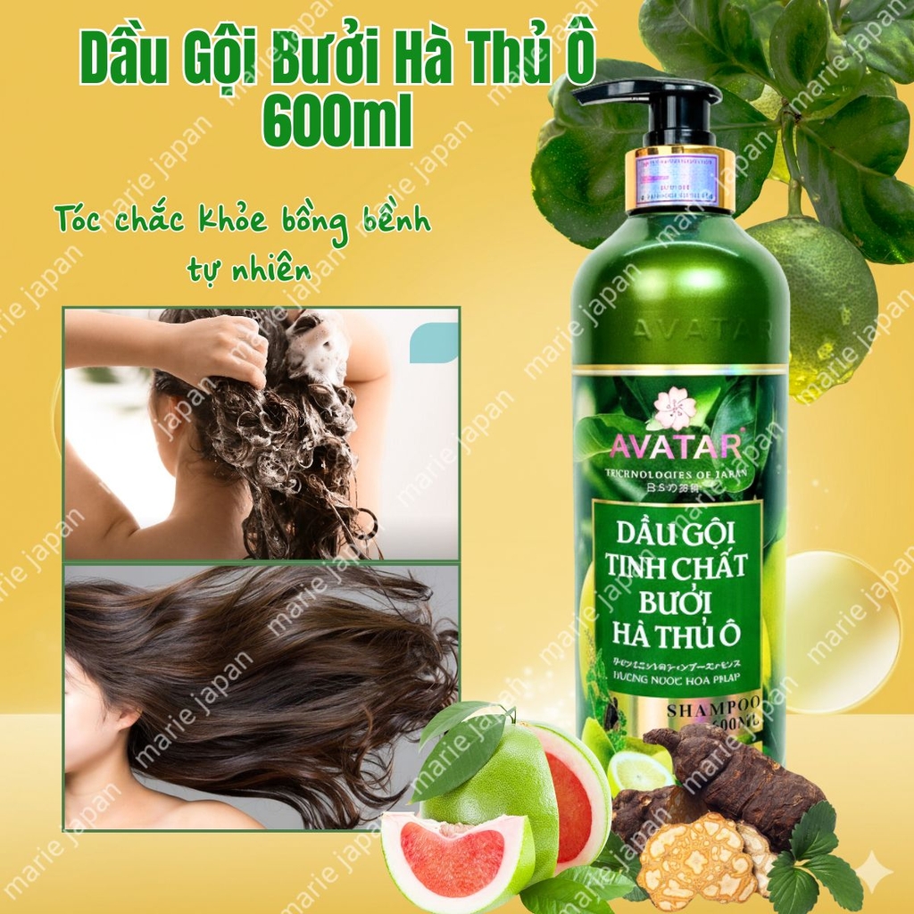 Dầu Gội Xả Avatar Hương Nước Hoa Cao Cấp Dưỡng Ẩm Phục Hồi Tóc Bồng Bềnh Chắc Khỏe