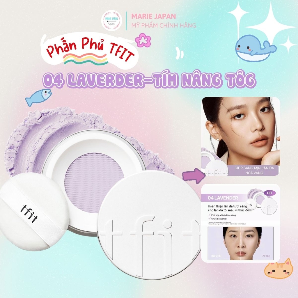 Phấn Phủ Kiềm Dầu TFIT Translucent Set Finishing Powder Chống Trôi Mờ Khuyết Điểm Ráo Mịn Da Hàn Quốc Hộp 7g - MUA 1 TẶNG 3