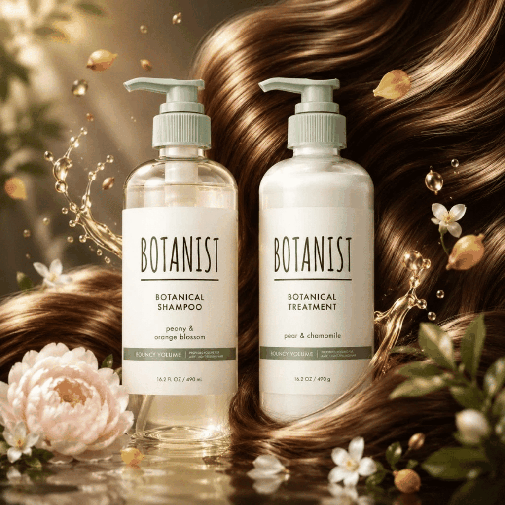 Dầu Gội Xả BOTANIST Bouncy Volume Nắp Xanh Tạo Độ Phồng Tự Nhiên, Mềm Mại Và Bồng Bềnh Nhật Bản 460ml