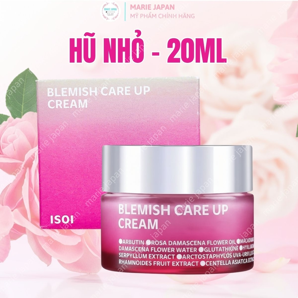 Kem Dưỡng ISOI Blemish Care Up Cream Sáng Da Mờ Thâm Phục Hồi Cấp Ẩm Dịu Nhẹ Hàn Quốc