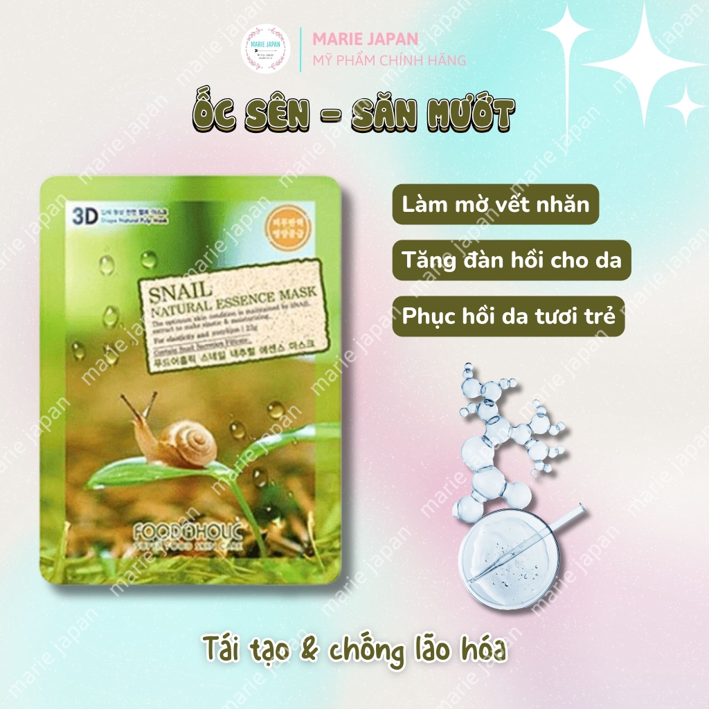 Mặt Nạ Dưỡng Da 3D Foodaholic Hàn Quốc