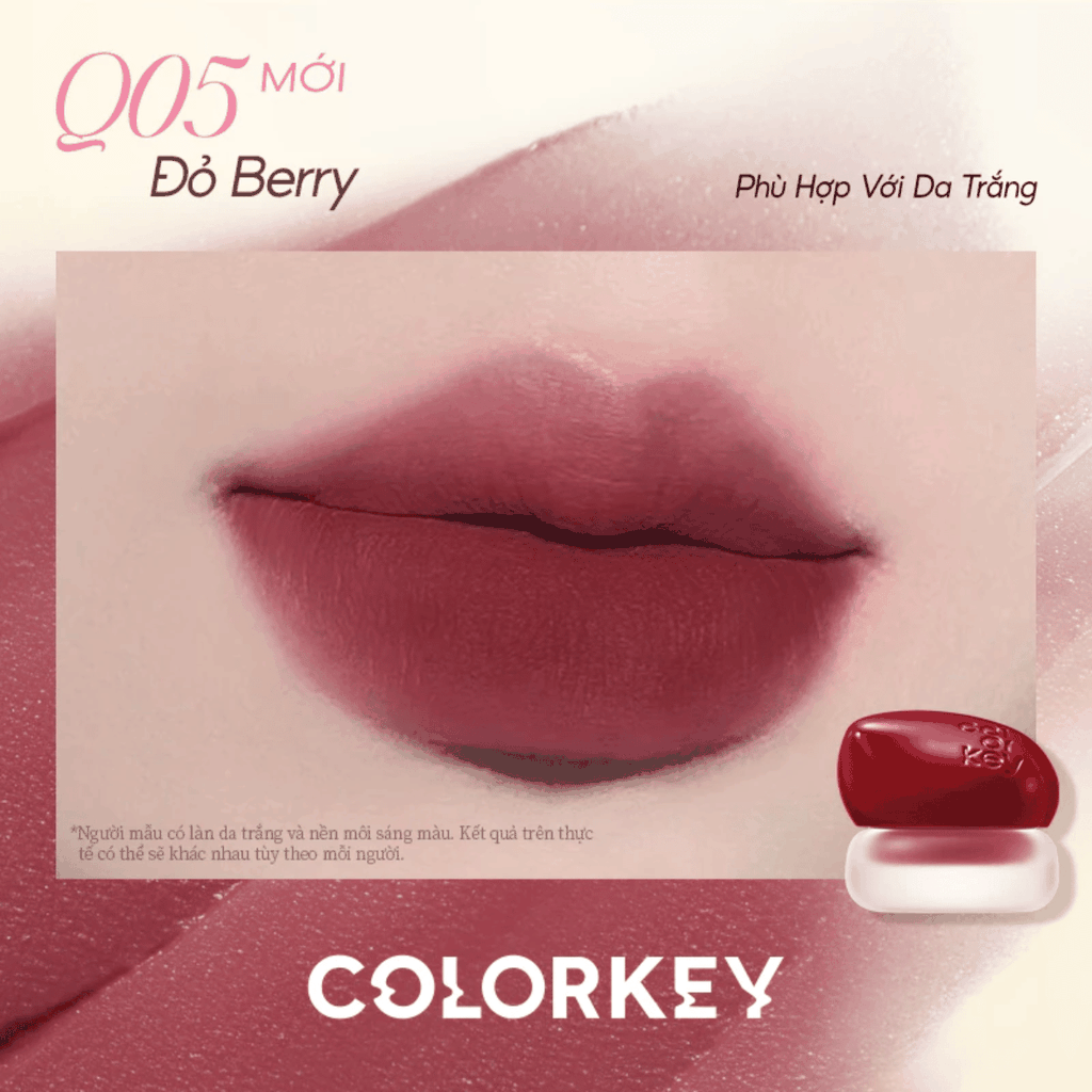 Son Bùn Dạng Hũ Colorkey Mịn Mướt Dễ Tán Bouncy Creamy Multi-Purpose Mud 4.5g