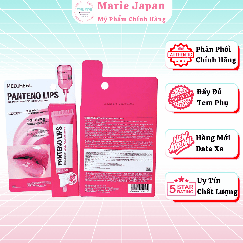 Son Dưỡng Môi Mediheal Labocare Pantenolips - Tuýp 10ml