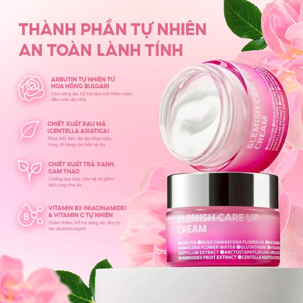 Kem Dưỡng ISOI Blemish Care Up Cream Sáng Da Mờ Thâm Phục Hồi Cấp Ẩm Dịu Nhẹ Hàn Quốc