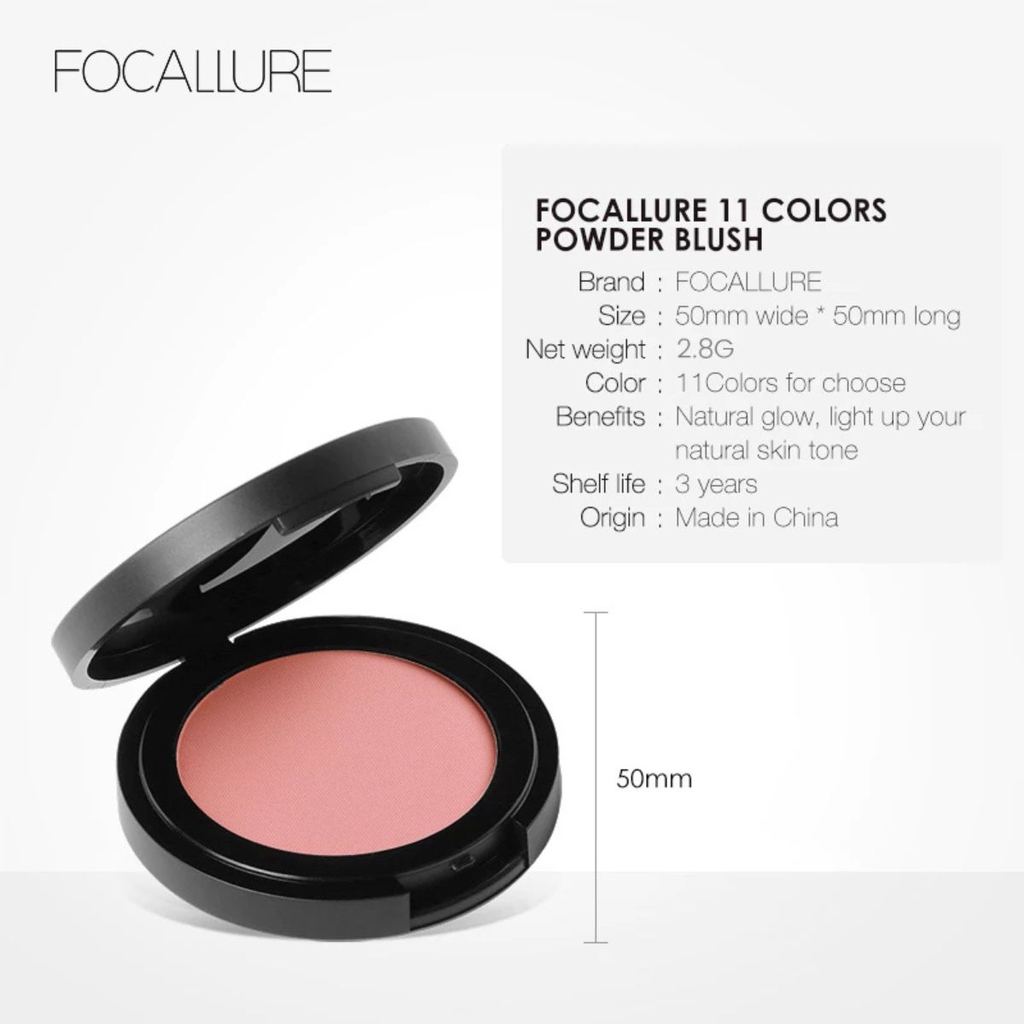 Phấn Má Focallure Color Mix Mịn Nhẹ Tươi Sáng Tự Nhiên 2.8g