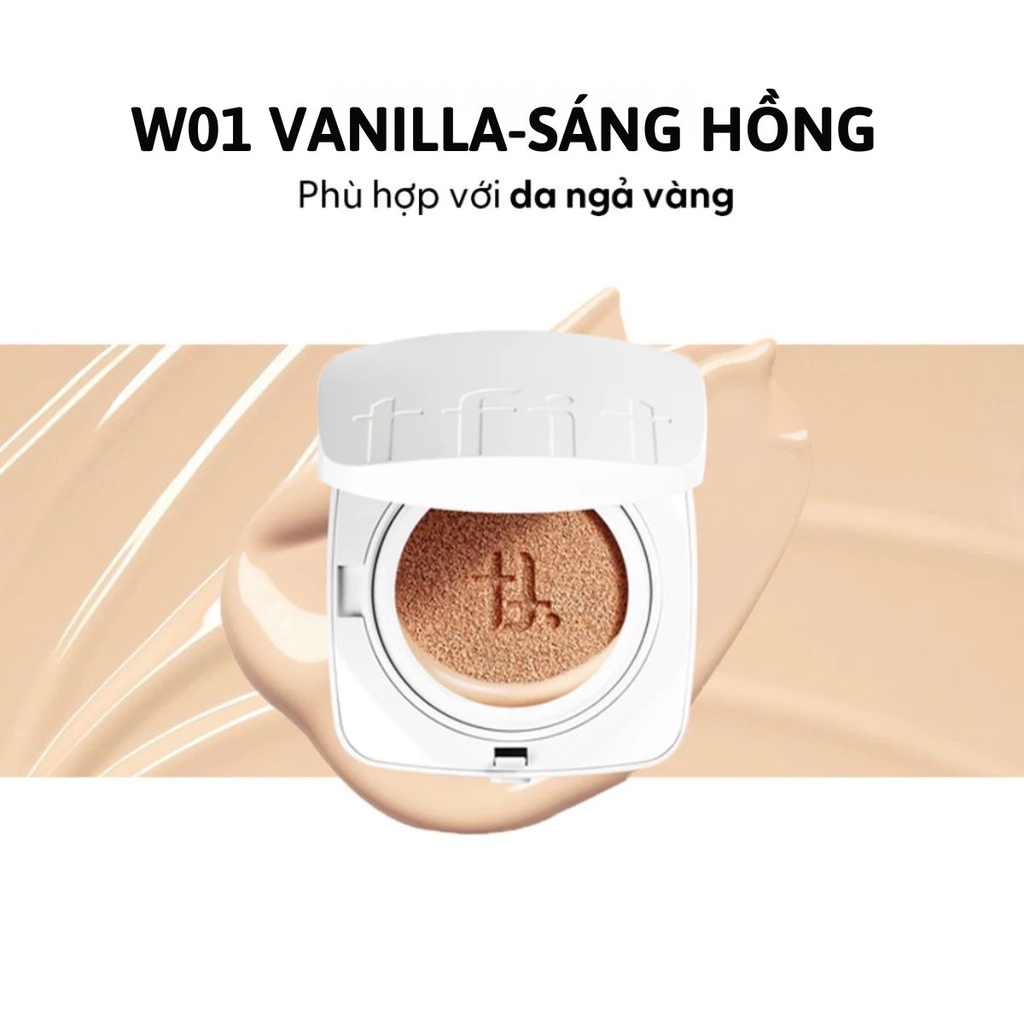 [MUA 1 TẶNG 3] Cushion Chống Nắng TFIT Mịn Lì Lâu Trôi Dưỡng Ẩm Tự Nhiên Layering Fit Cover Hàn Quốc
