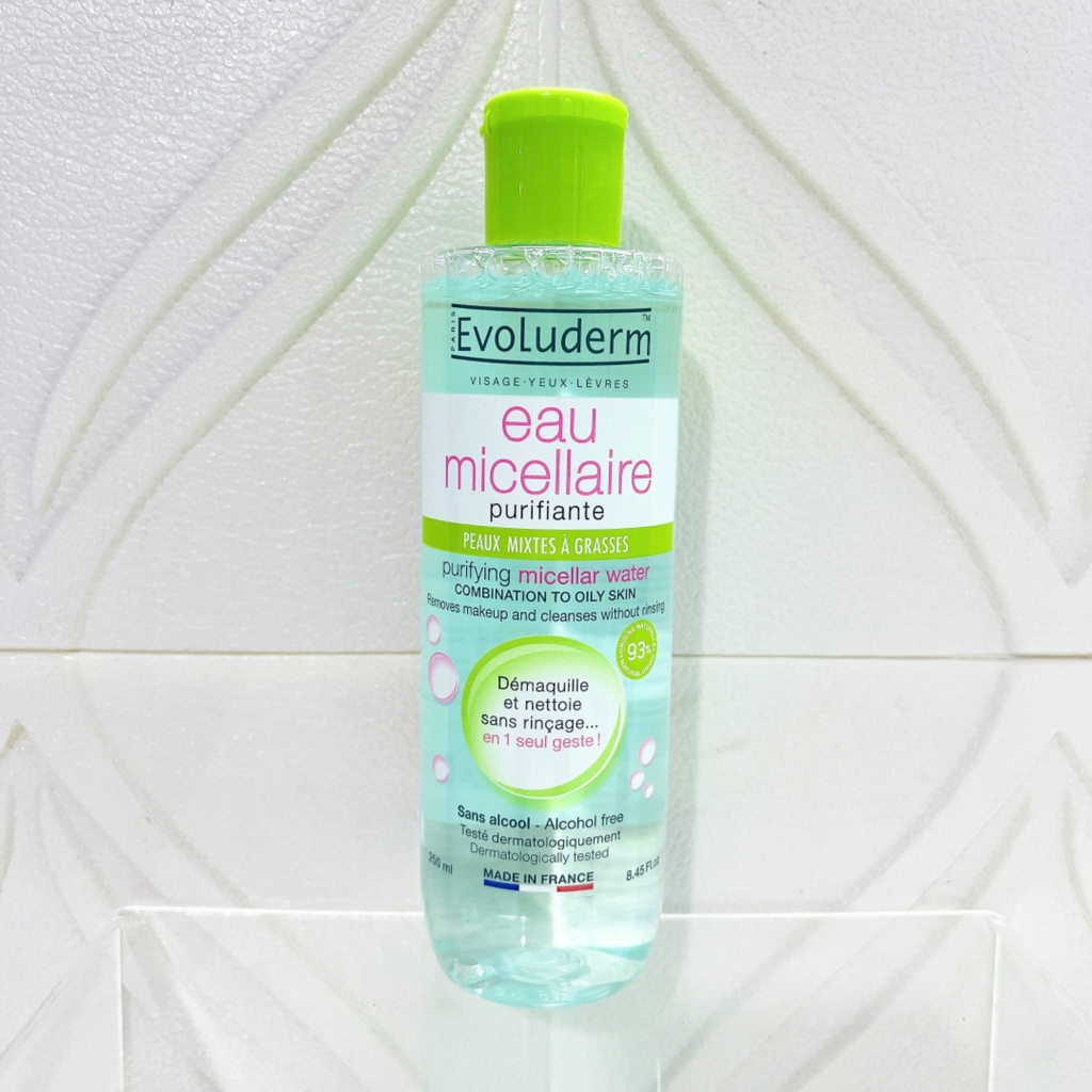 Nước Tẩy Trang Evoluderm Micellar Cleansing Water Cho Da Khô Nhạy Cảm Chai 500ml