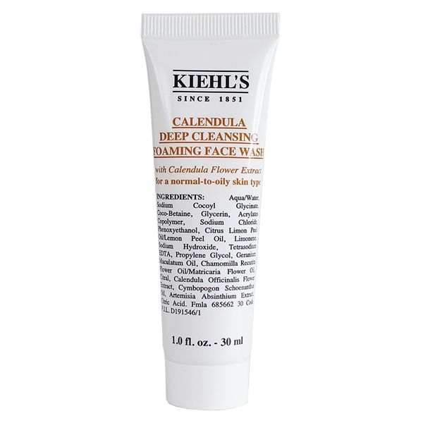 SRM Kiehls Calendula Deep Cleansing Foaming Face Wash Tuýp Mini 30ml
