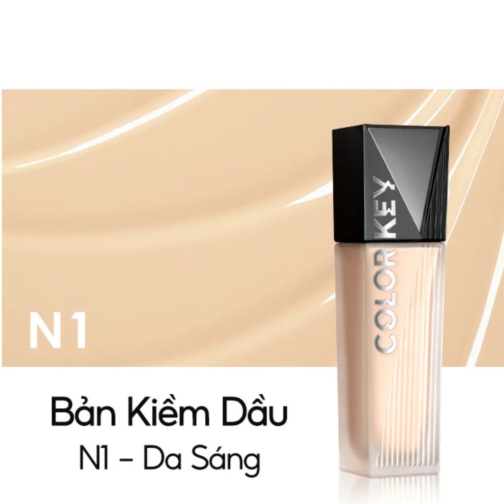 Kem Nền Colorkey Dạng Lỏng Kiềm Dầu Mỏng Nhẹ Mịn Màng Lâu Trôi Lasting Flawless Liquid Foundation 30g