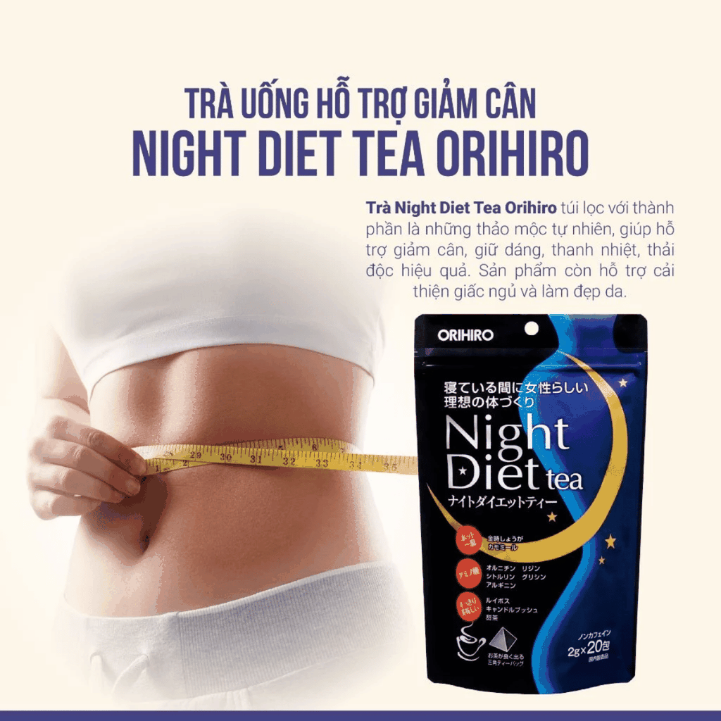 Trà Giảm Cân Orihiro Night Diet Nhật Bản