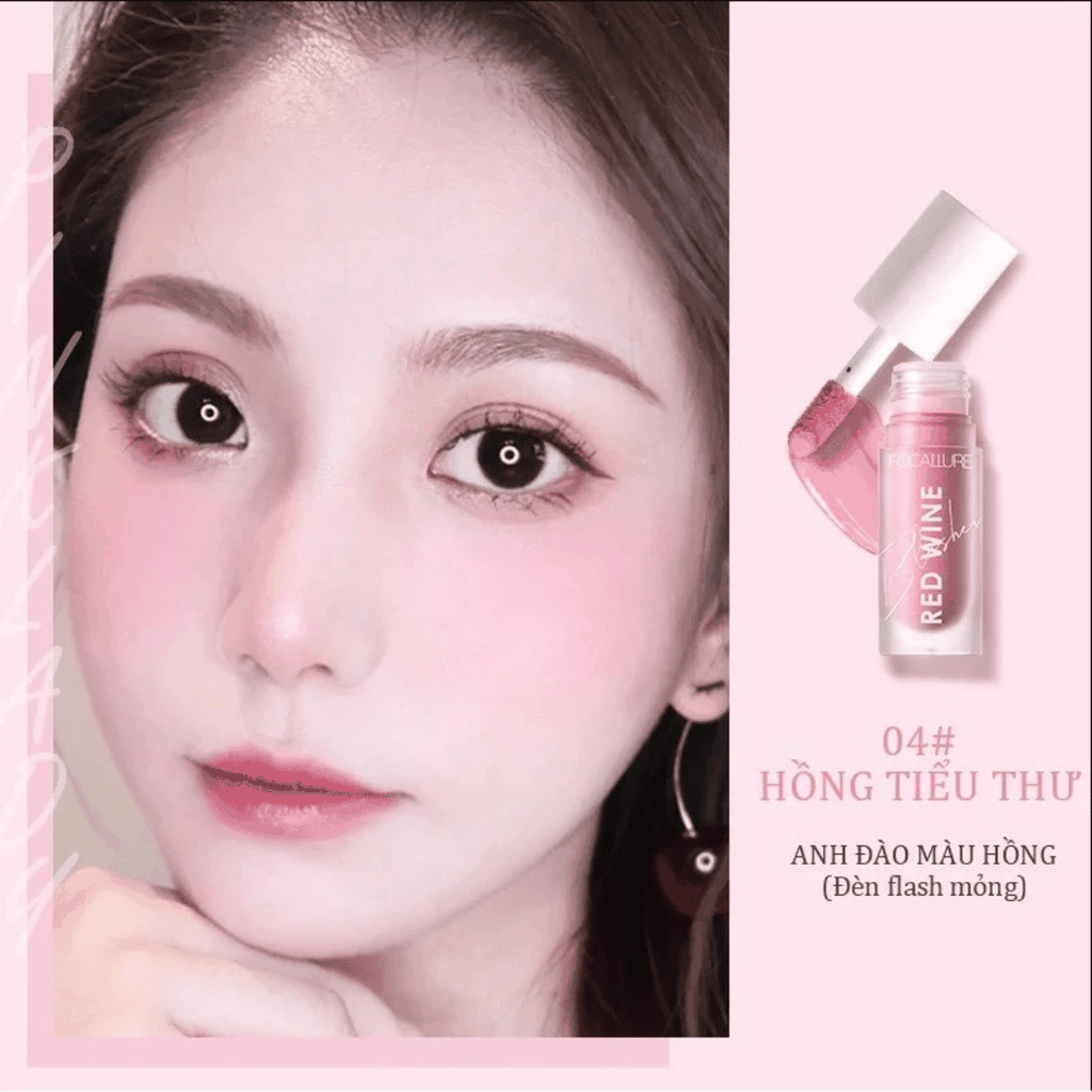 Má Hồng Kem Focallure Hangover Red Wine Blusher FA89
