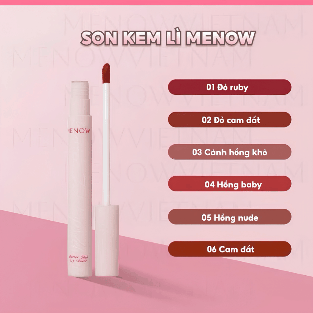 Son Kem Bùn Menow Mềm Mịn Không Khô Môi Butter Shot Liquid Velvet 2g