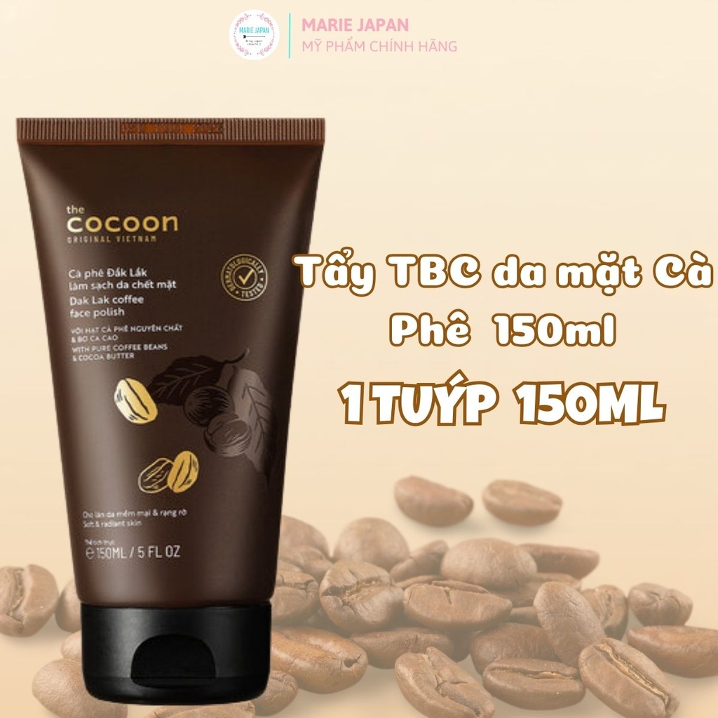 Combo Cocoon 2 Món 1 Xịt Dưỡng Sen Cocoon Hậu Giang 100ml  + 1 Tẩy TBC Mặt Cocoon Tuýp 150ml