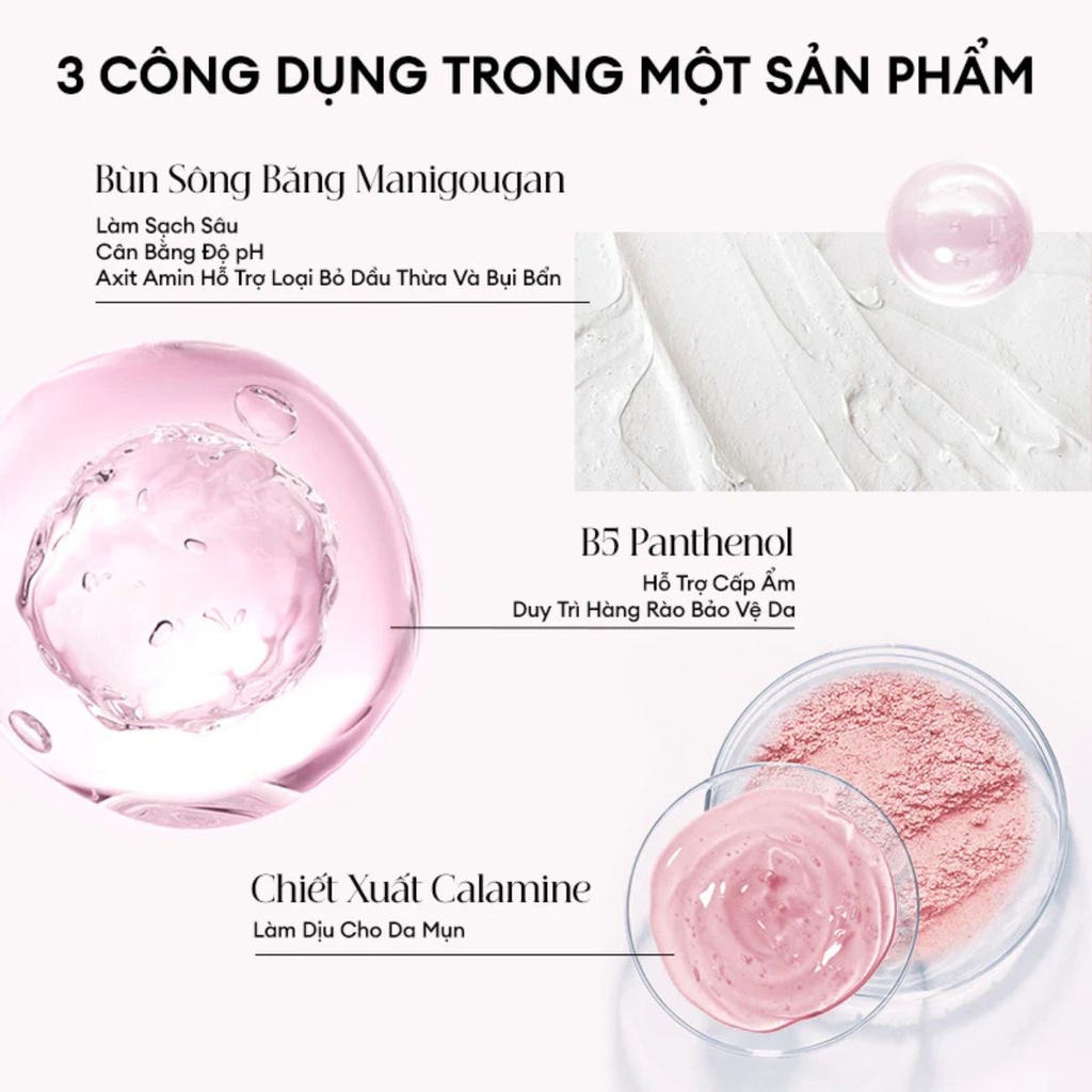 Sữa Rửa Mặt Colorkey Luminous Sạch Sâu Giữ Ẩm Mềm Mịn Sáng Da Clay Gel Cleanser 100g - TẶNG 1 MÚT RỬA MẶT COCLORKEY