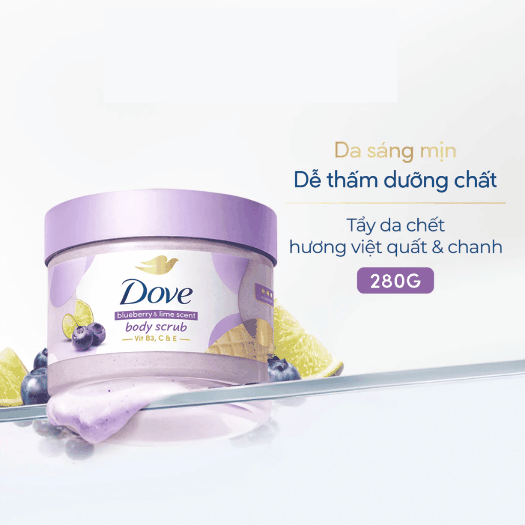 Tẩy Tế Bào Chết Body Dove Cấp Ẩm Chăm Da Trắng Sáng Mịn Màng  Exfoliating Body Polish