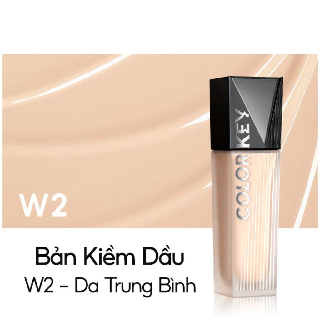 Kem Nền Colorkey Dạng Lỏng Kiềm Dầu Mỏng Nhẹ Mịn Màng Lâu Trôi Lasting Flawless Liquid Foundation 30g