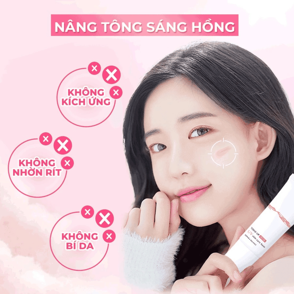 Kem Chống Nắng Meishoku Nâng Tông Sáng Mịn Cho Da Dầu Mụn Nhạy Cảm Cica Skin Care UV Repair & Balance Nhật Bản 40g