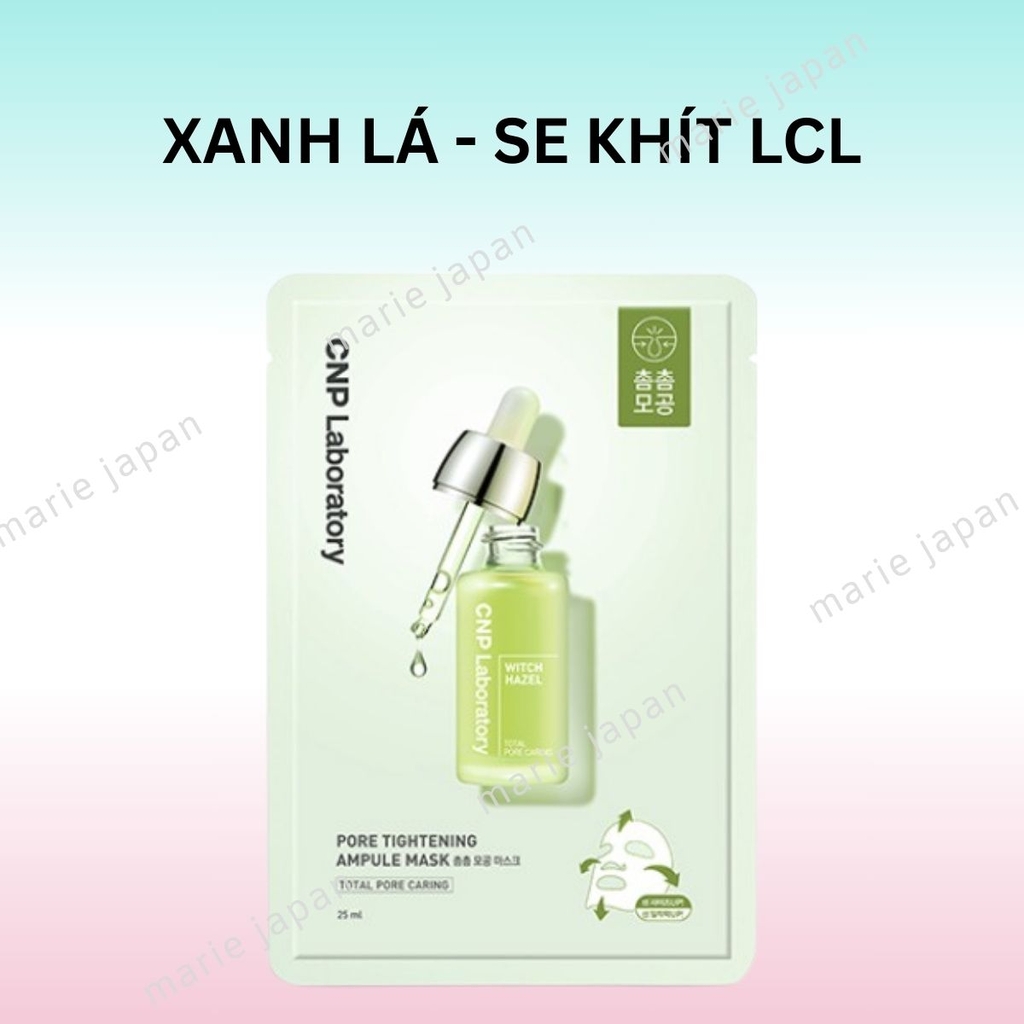 Mặt Nạ CNP Laboratory Ampule Mask Dưỡng Ẩm Phục Hồi Da Sáng Mịn Hàn Quốc Miếng Lẻ 25ml