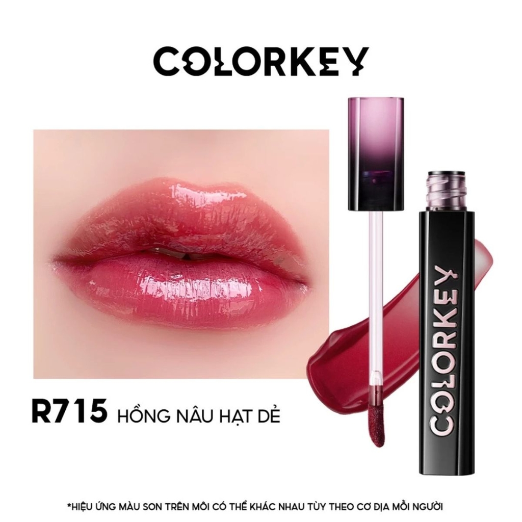 Son Gương Bóng Colorkey Môi Đầy Đặn Căng Bóng Quyến Rũ  Airy Lip Mirror Series 2.5g