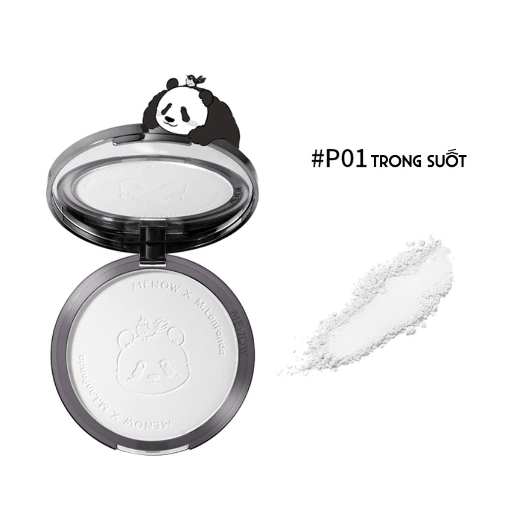 [MUA 1 TẶNG 1] Phấn Phủ MENOW Menglan Panda Kiềm Dầu Giữ Tone Velvet Mist Complexion Powder 21g TẶNG MÁ HỒNG MENOW