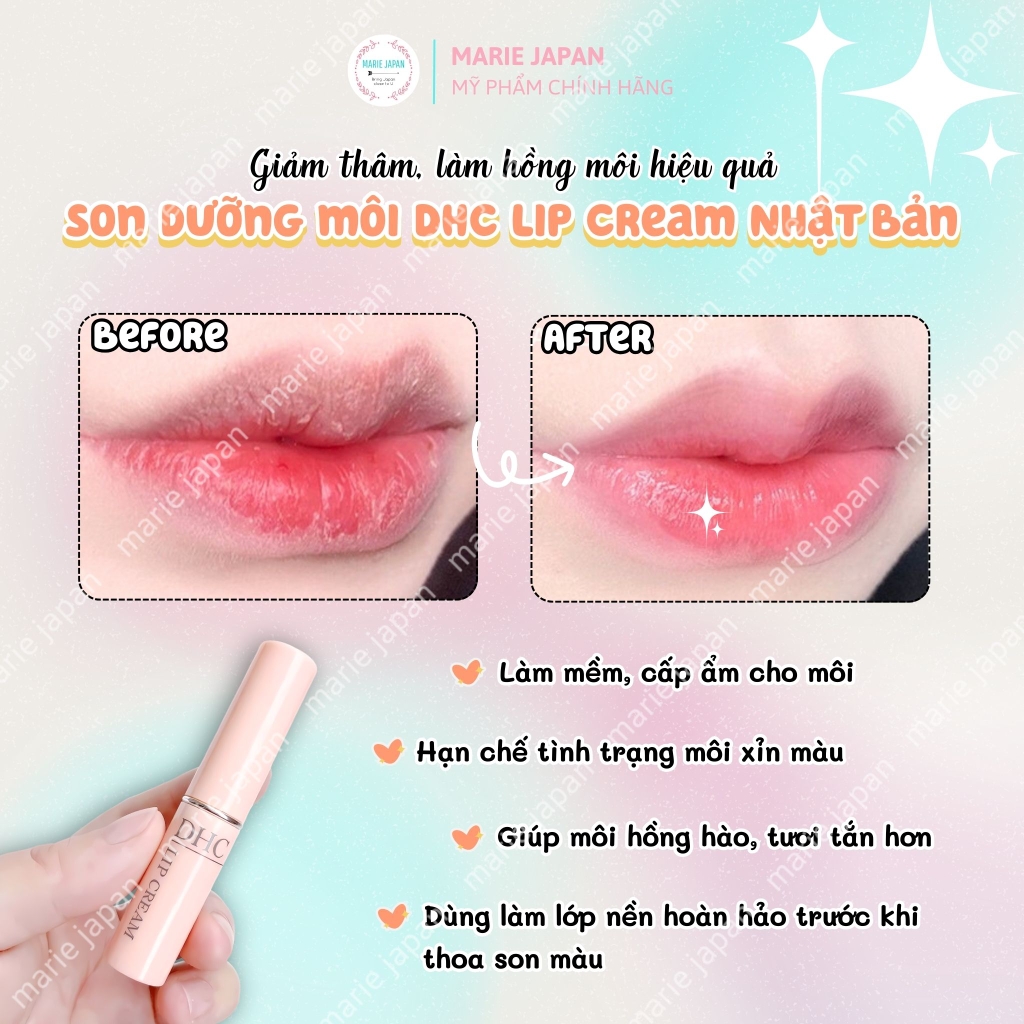 Son Dưỡng Môi DHC Lip Cream Nhật Bản 1,5g