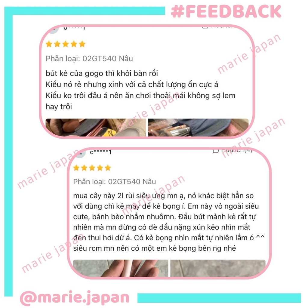 Bút Kẻ Mắt Gogo Tales Charming Fine Natural Nét Siêu Mảnh 0.01mm Dễ Kẻ Lâu Trôi