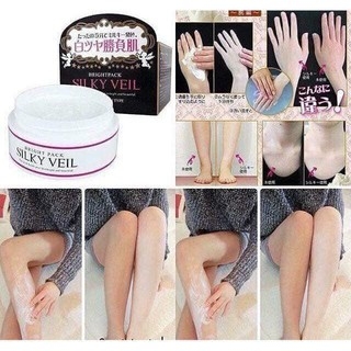 Kem Ủ Dưỡng Trắng Silky Veil Nhật Bản