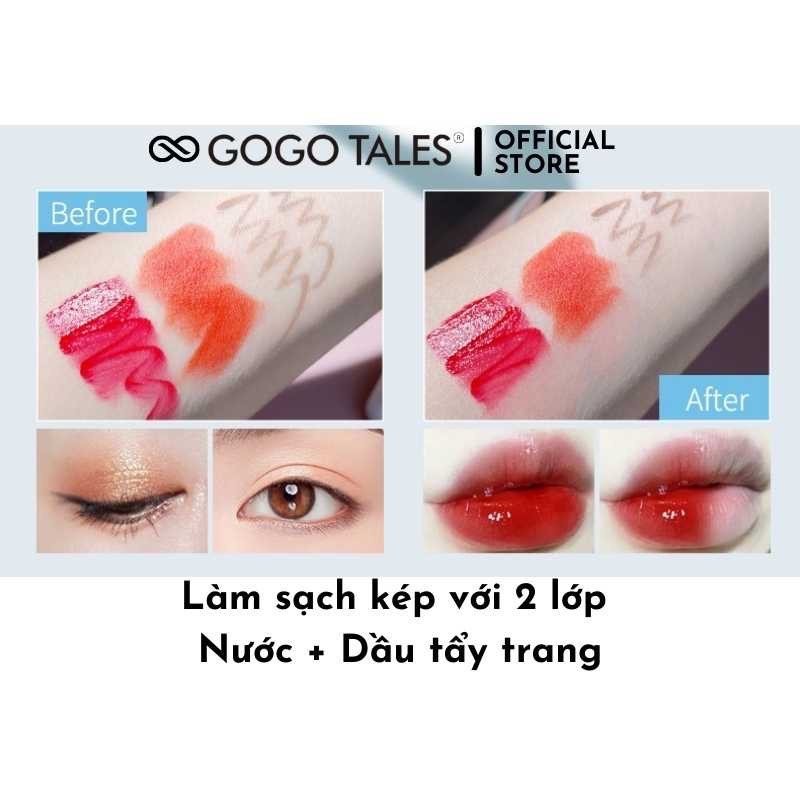 Nước Tẩy Trang Gogo Tales Tẩy Trang Mắt Môi 2 Lớp - Chai 120ml