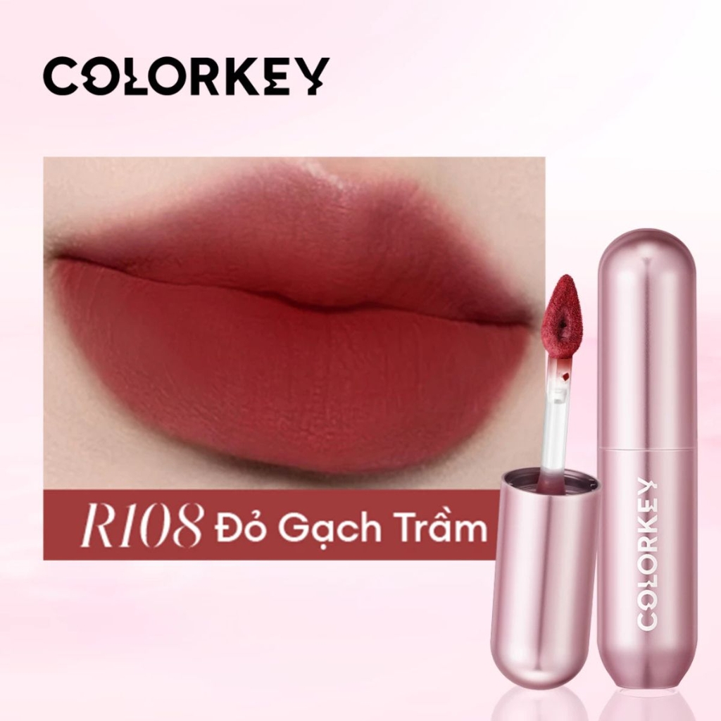 Son Kem Bùn Colorkey Mềm Mịn Lâu Trôi Tự Nhiên Mousse Matte Lip Mud 2g