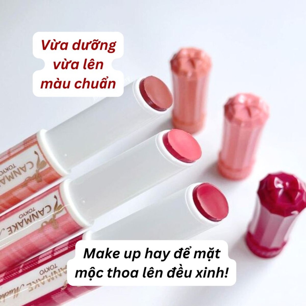 Son Tint Bóng Canmake Muchi Puru Căng Mọng Màu Xinh Lâu Trôi Nhật Bản 2.5g