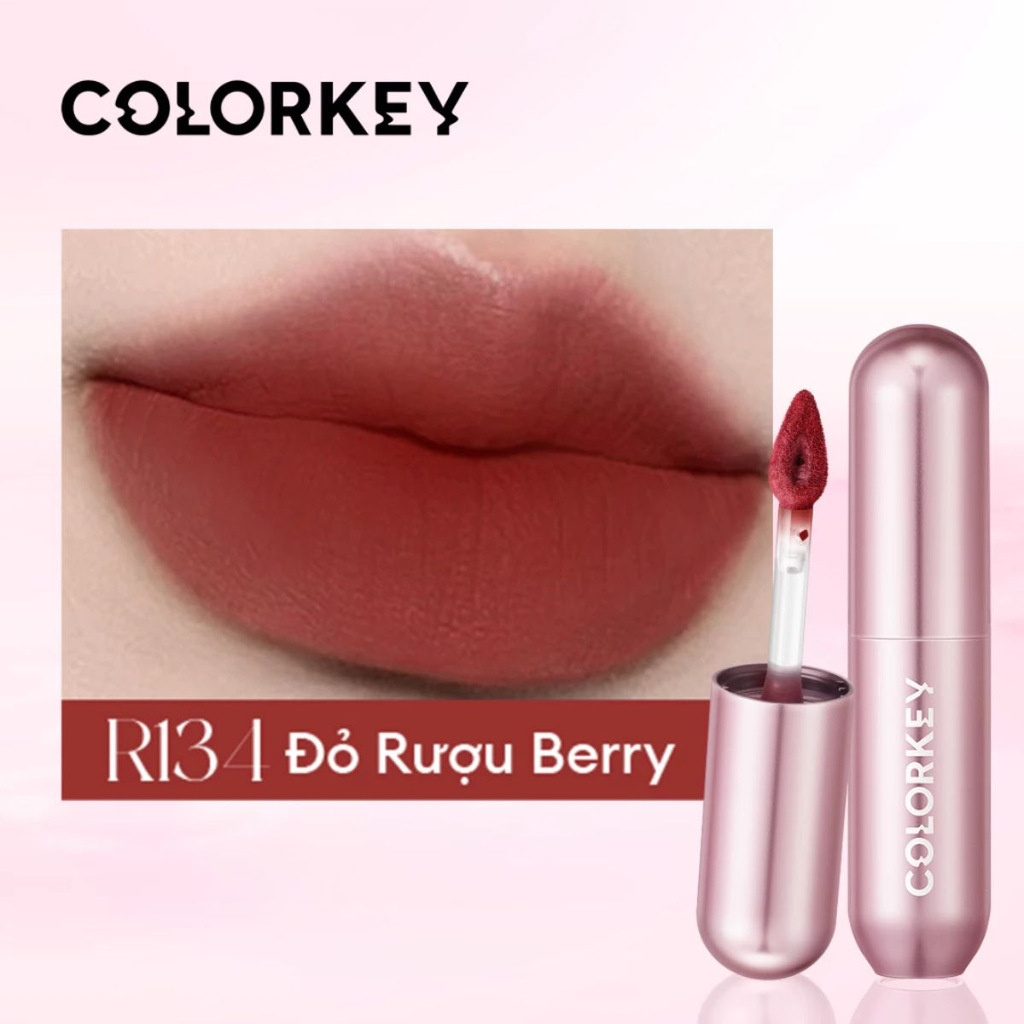 Son Kem Bùn Colorkey Mềm Mịn Lâu Trôi Tự Nhiên Mousse Matte Lip Mud 2g