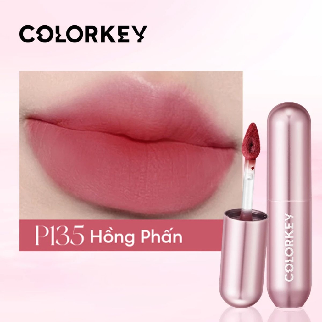 Son Kem Bùn Colorkey Mềm Mịn Lâu Trôi Tự Nhiên Mousse Matte Lip Mud 2g
