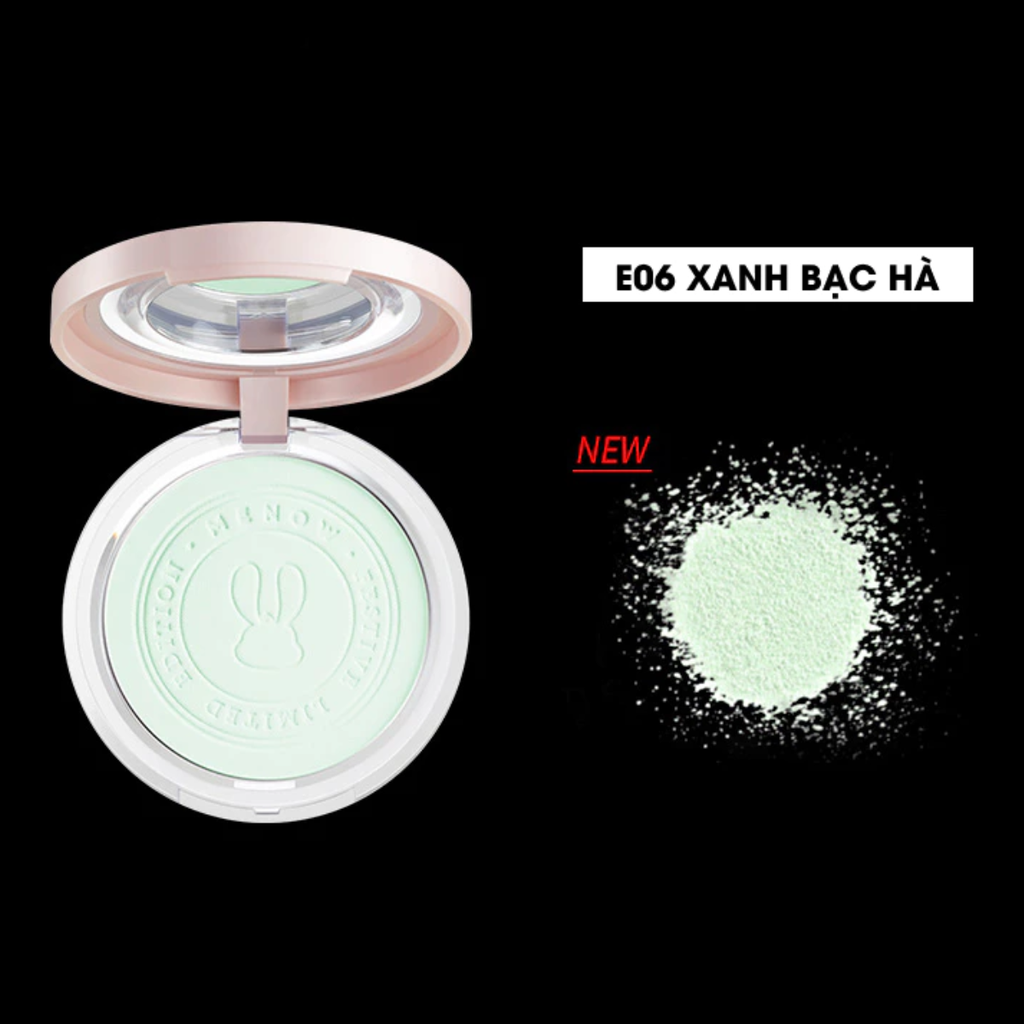 [MUA 1 TẶNG 1] Phấn Phủ Nén MENOW Rabbit Compact Powder Kiềm Dầu Chống Nước Che Phủ Hoàn Hảo 8.5g