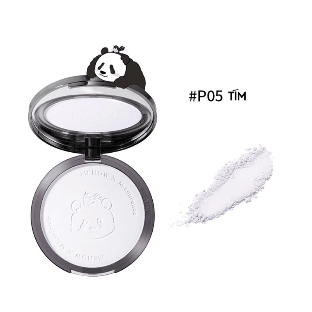 [MUA 1 TẶNG 1] Phấn Phủ MENOW Menglan Panda Kiềm Dầu Giữ Tone Velvet Mist Complexion Powder 21g TẶNG MÁ HỒNG MENOW