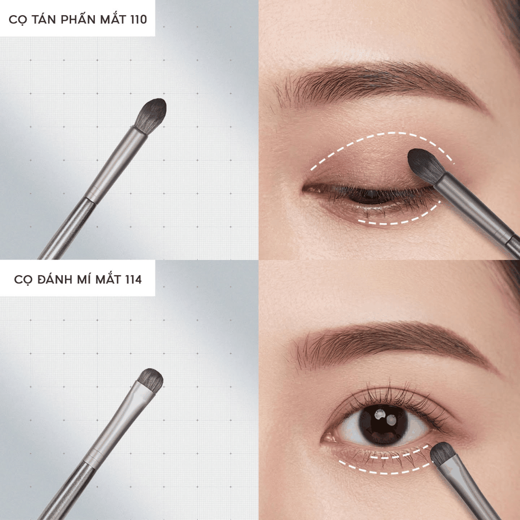 Cọ Trang Điểm Glorie Makeup Chuyên Nghiệp Lông Siêu Mềm Bám Phấn Professional Brush