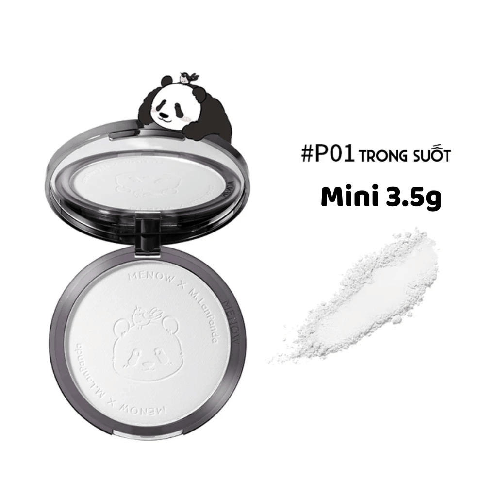 [MUA 1 TẶNG 1] Phấn Phủ MENOW Menglan Panda Kiềm Dầu Giữ Tone Velvet Mist Complexion Powder 21g TẶNG MÁ HỒNG MENOW