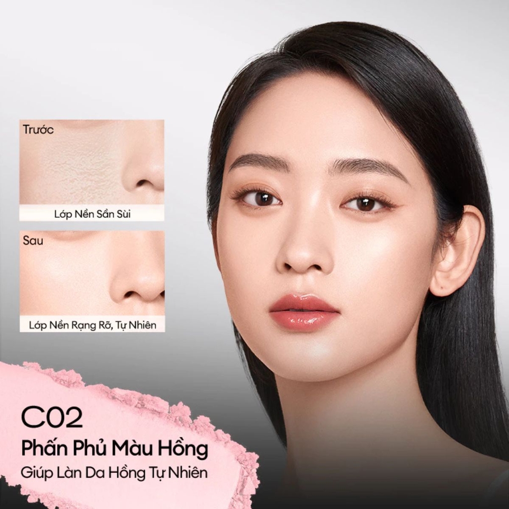 Phấn Phủ Colorkey Lasting Naturally Kiềm Dầu Siêu Mịn Giúp Lớp Trang Điểm Tự Nhiên Hộp 8g