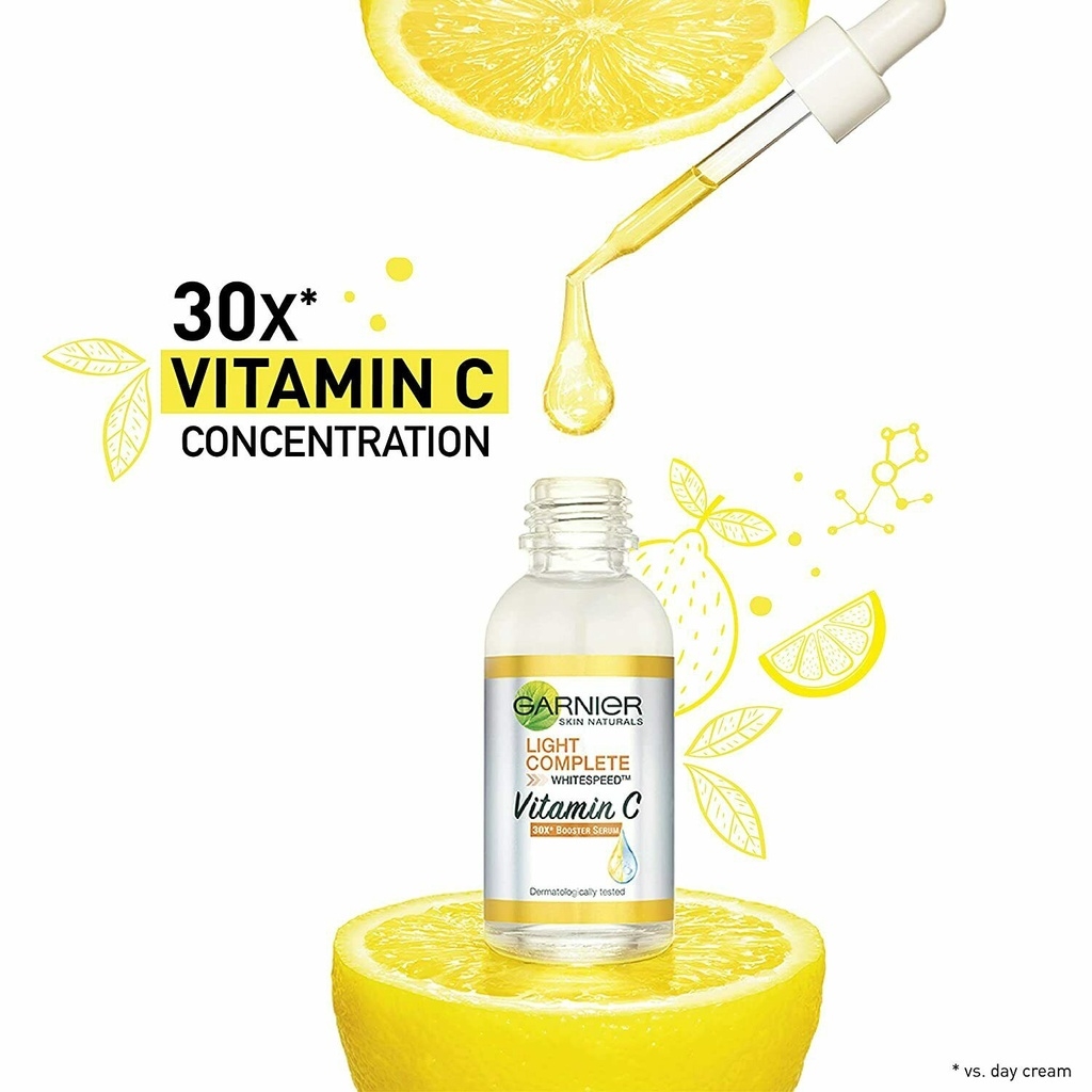 Serum Garnier New Bright Complete 30X Vitamin C Booster Chai 30ml