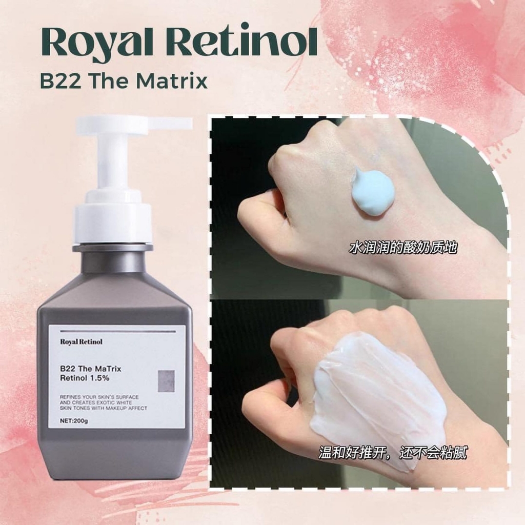 Kem Ủ Trắng Da Royal Retinol B22 Matrix Retinol 1.5%