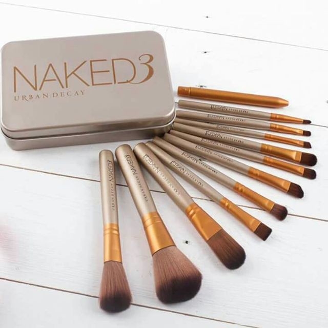 Bộ Cọ Trang Điểm Naked 3  Đa Năng 12 Cây Nội Địa Trung