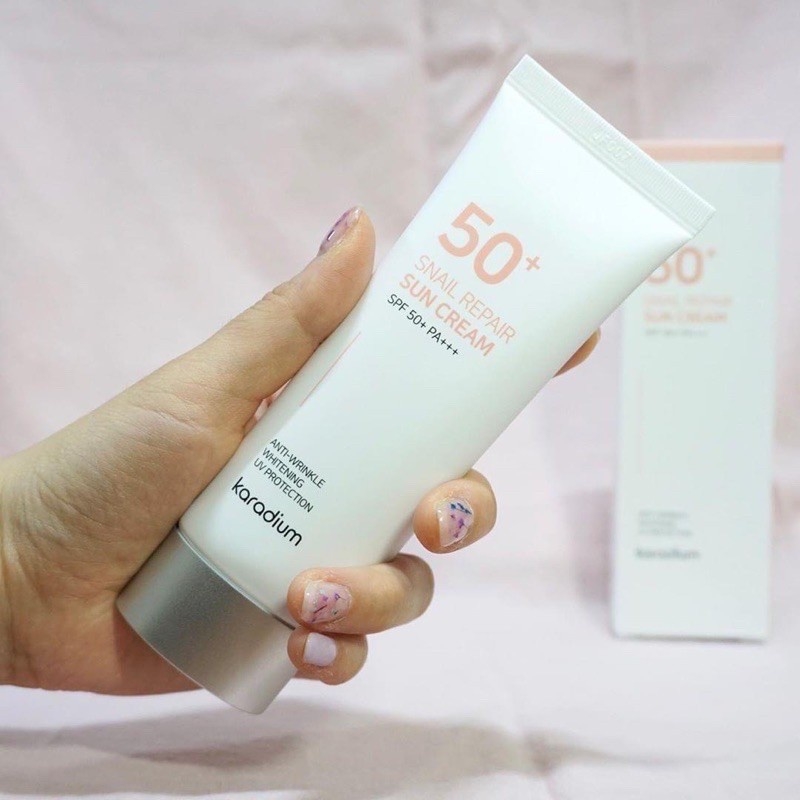 Kem Chống Nắng Karadium Snail Repair Sun Cream Tuýp 70ml