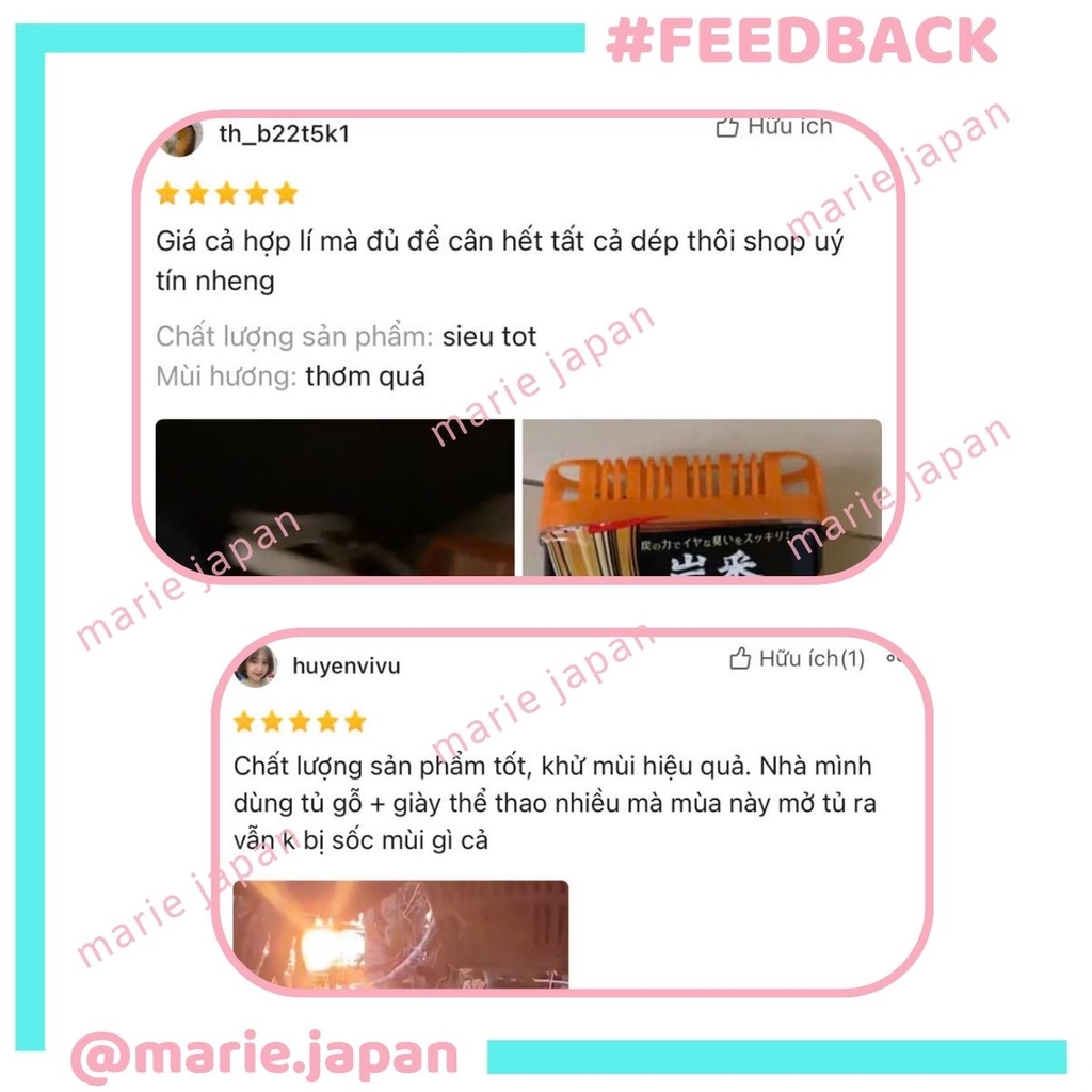 Hộp Khử Mùi Tủ Giày Kokubo Than Hoạt Tính Giảm Mùi Hôi Ẩm Mốc Tủ Giày Nhật Bản