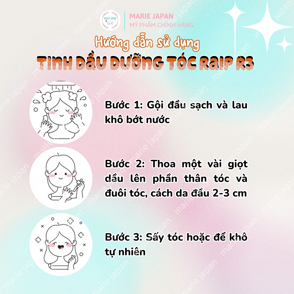 Tinh Dầu Dưỡng Tóc Raip R3 Argan Hair Oil